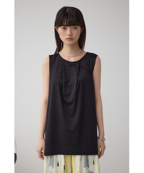 AZUL by moussy(アズールバイマウジー)の「C/Tシャーベットノースリーブトップス(Tシャツ/カットソー・レディース・ブラック/グレー/ホワイト系その他・FREE)」の22枚目の写真