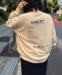 【KELTY】≪限定別注≫ バックプリントロゴ ピグメントダイスウェット　/ビンテージ/ヴィンテージ/Vintage加工