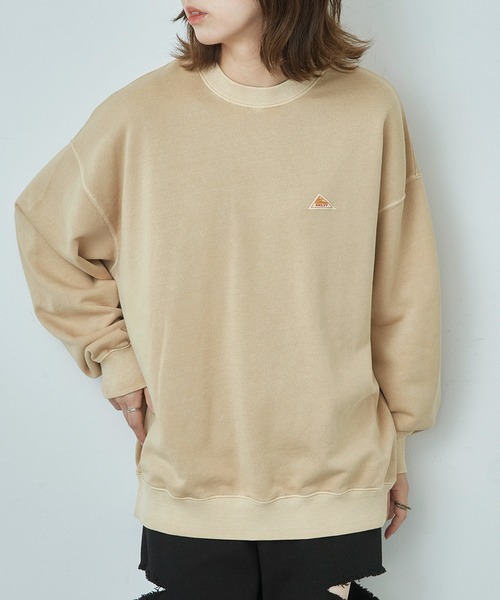 KELTY（ケルティ）の「【KELTY】≪限定別注≫ バックプリントロゴ ピグメントダイスウェット　/ビンテージ/ヴィンテージ/Vintage加工（スウェット・レディース・ブラック/ネイビー/ベージュ・S/M/L/XS）」の4枚目の写真
