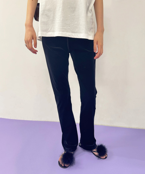 追加》【SIMONE WILD for LULU】slim pants（スラックス）｜EDIT