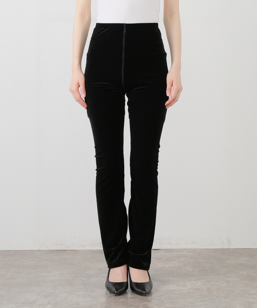 edit for luluシモーネワイルド　タンク＆パンツ SIMONE WILD/シモーネ ワイルド】VELVET VOLANT CAPRI