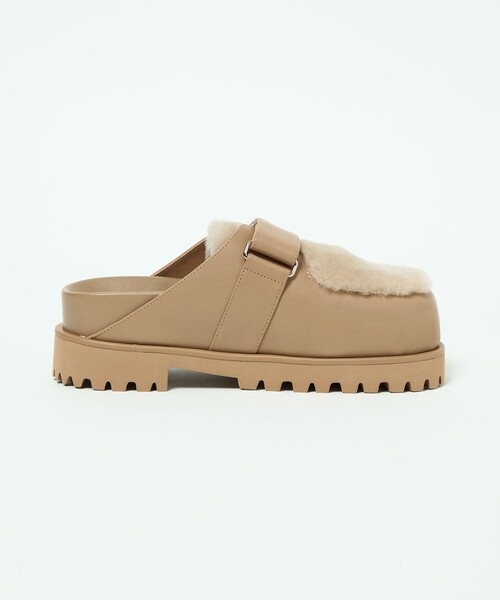 ODETTE E ODILE（オデットエオディール）の「ボリュームソールベルトサボ フラット30（その他シューズ・レディース・ベージュ/ブラック・35/37/36）」の11枚目の写真