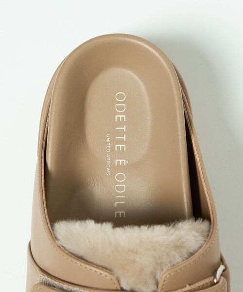 ODETTE E ODILE（オデットエオディール）の「ボリュームソールベルトサボ フラット30（その他シューズ・レディース・ベージュ/ブラック・35/37/36）」の14枚目の写真