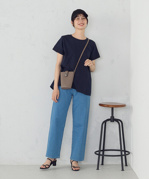 MONO　COMME CA（モノコムサ）の「バケツ型 ミニショルダー（ショルダーバッグ・レディース・モカ/ベージュ/ブラック・FREE）」の4枚目の写真