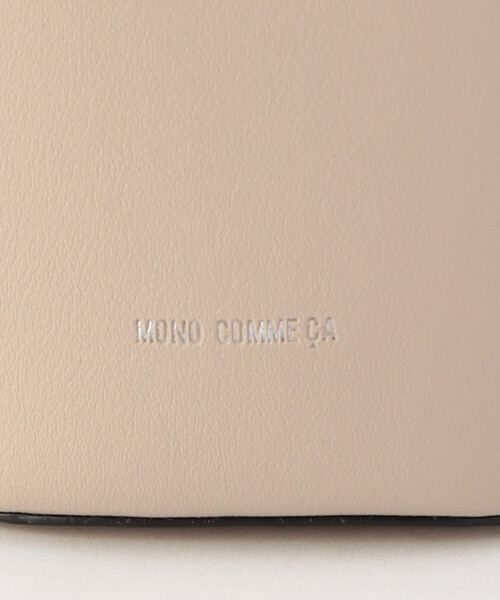 MONO　COMME CA（モノコムサ）の「バケツ型 ミニショルダー（ショルダーバッグ・レディース・モカ/ベージュ/ブラック・FREE）」の21枚目の写真