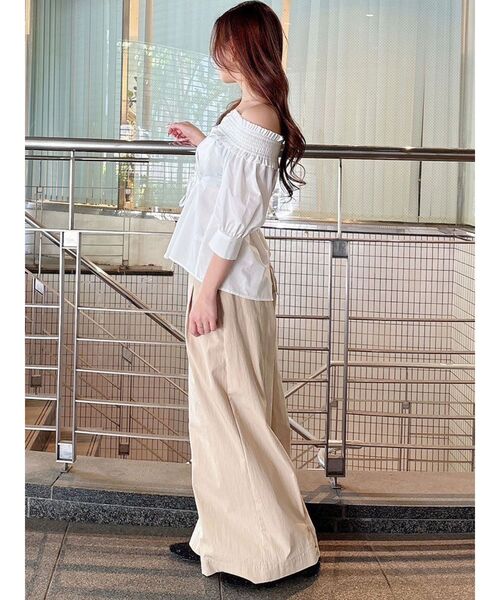 MERCURYDUO(マーキュリーデュオ)の「前後2WAYレースアップコルセットブラウス(シャツ/ブラウス・レディース・ブラウン/オフホワイト/ブルー・FREE)」の17枚目の写真