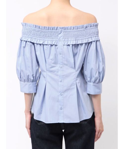 MERCURYDUO(マーキュリーデュオ)の「前後2WAYレースアップコルセットブラウス(シャツ/ブラウス・レディース・ブラウン/オフホワイト/ブルー・FREE)」の8枚目の写真