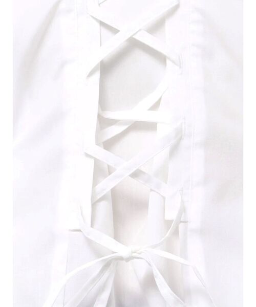 MERCURYDUO(マーキュリーデュオ)の「前後2WAYレースアップコルセットブラウス(シャツ/ブラウス・レディース・ブラウン/オフホワイト/ブルー・FREE)」の5枚目の写真