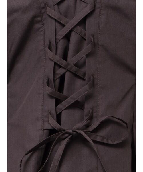 MERCURYDUO(マーキュリーデュオ)の「前後2WAYレースアップコルセットブラウス(シャツ/ブラウス・レディース・ブラウン/オフホワイト/ブルー・FREE)」の6枚目の写真