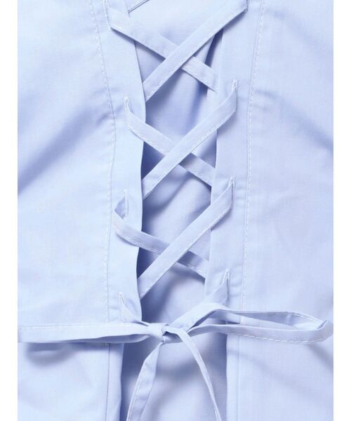 MERCURYDUO(マーキュリーデュオ)の「前後2WAYレースアップコルセットブラウス(シャツ/ブラウス・レディース・ブラウン/オフホワイト/ブルー・FREE)」の7枚目の写真