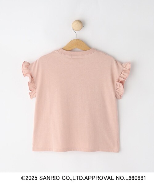 sanrio（サンリオ）の「【サンリオキャラクターズ】袖フリルTシャツ（Tシャツ/カットソー・キッズ・サックスブルー/パープル/ピンク・12/11/10）」の5枚目の写真