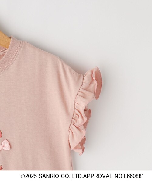 sanrio（サンリオ）の「【サンリオキャラクターズ】袖フリルTシャツ（Tシャツ/カットソー・キッズ・サックスブルー/パープル/ピンク・12/11/10）」の7枚目の写真