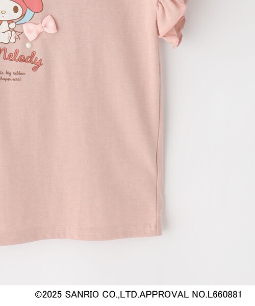 sanrio（サンリオ）の「【サンリオキャラクターズ】袖フリルTシャツ（Tシャツ/カットソー・キッズ・サックスブルー/パープル/ピンク・12/11/10）」の8枚目の写真