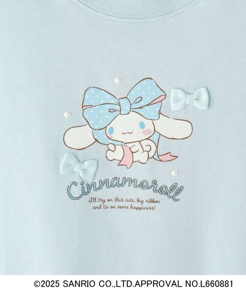 sanrio（サンリオ）の「【サンリオキャラクターズ】袖フリルTシャツ（Tシャツ/カットソー・キッズ・サックスブルー/パープル/ピンク・12/11/10）」の11枚目の写真