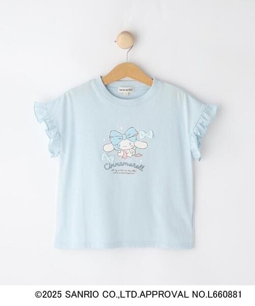 sanrio（サンリオ）の「【サンリオキャラクターズ】袖フリルTシャツ（Tシャツ/カットソー・キッズ・サックスブルー/パープル/ピンク・12/11/10）」の13枚目の写真