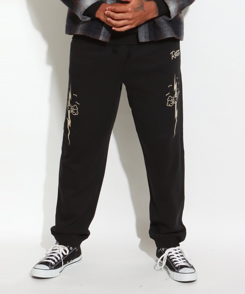 ROTAR(ローター)の「RT Ligtning SWEAT PT(スウェットパンツ・メンズ・ブラック/ミックスグレー・X-LARGE/LARGE/MEDIUM)」の2枚目の写真