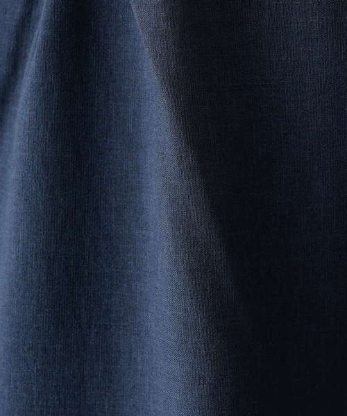 DESIGNWORKS（デザインワークス）の「【セットアップ対応】リネン調リラックスタックワイドパンツ（その他パンツ・レディース・ライトグレー/ネイビー/グレー・フリー）」の4枚目の写真