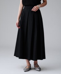 UNTITLED | 【はっ水/ナイロン/後ろウエストゴム】タスランフレアスカート(スカート)