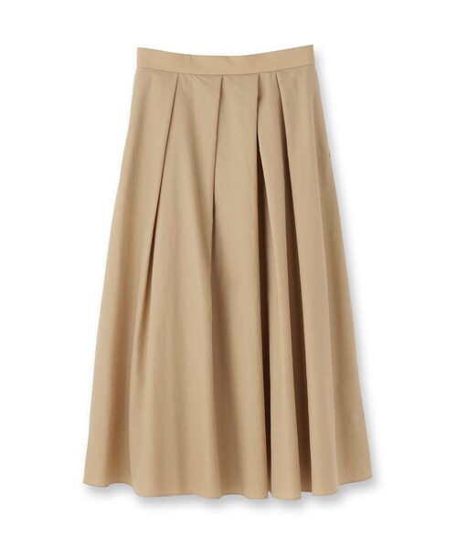 UNTITLED(アンタイトル)の「【はっ水/ナイロン/後ろウエストゴム】タスランフレアスカート(スカート・レディース・ブラック/ベージュ・42/00/01/02/03/04/44/46/48/50)」の3枚目の写真