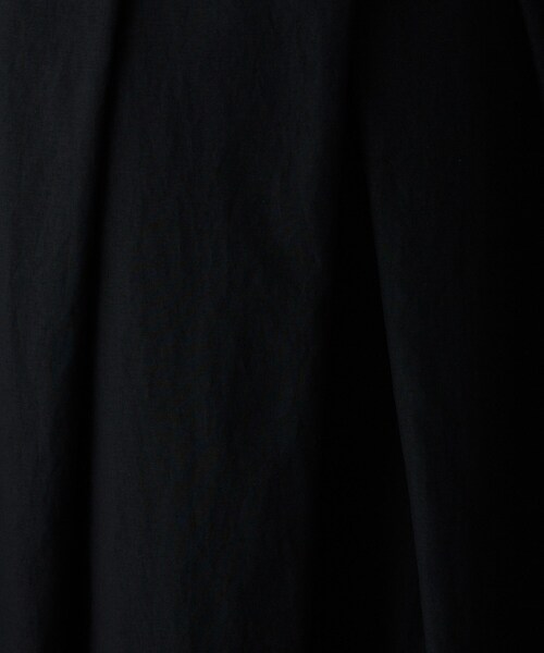 UNTITLED(アンタイトル)の「【はっ水/ナイロン/後ろウエストゴム】タスランフレアスカート(スカート・レディース・ブラック/ベージュ・42/00/01/02/03/04/44/46/48/50)」の7枚目の写真