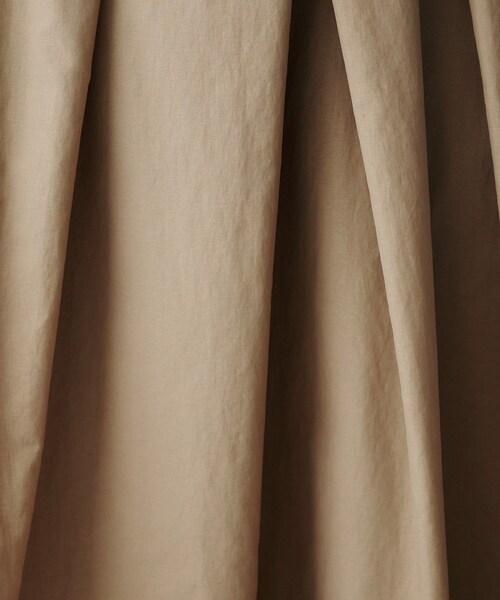 UNTITLED(アンタイトル)の「【はっ水/ナイロン/後ろウエストゴム】タスランフレアスカート(スカート・レディース・ブラック/ベージュ・42/00/01/02/03/04/44/46/48/50)」の11枚目の写真