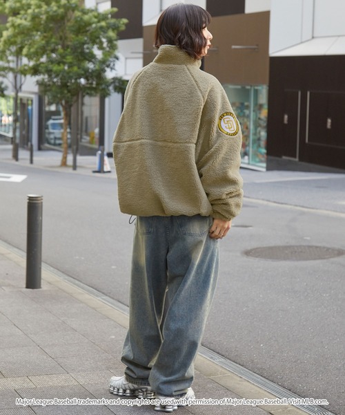 MLB/メジャーリーグベースボール 別注 ワッペン刺繍 2WAYリバーシブル