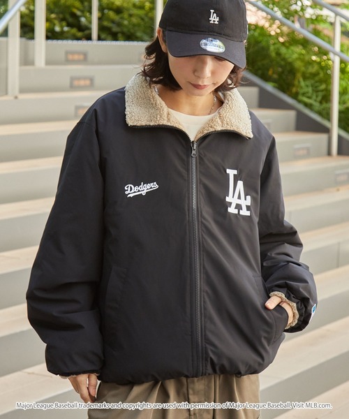 MLB/メジャーリーグベースボール 別注 ワッペン刺繍 2WAYリバーシブル