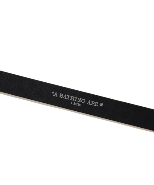 A BATHING APE（アベイシングエイプ）の「1ST CAMO BAPE LEATHER BELT（ベルト・メンズ・グリーン/イエロー・LARGE/MEDIUM/X-LARGE）」の7枚目の写真