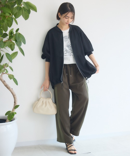 KATHARINE ROSS(キャサリンロス)の「【PILLINI/ピリーニ】トラックカーゴパンツ(カーゴパンツ・レディース・ベージュ/ブラック/カーキ・MEDIUM)」の13枚目の写真