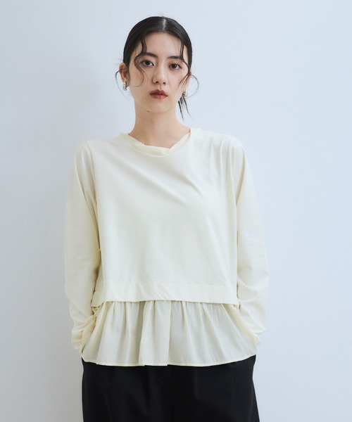 WEB限定】2WAYバックリボントップス（Tシャツ/カットソー