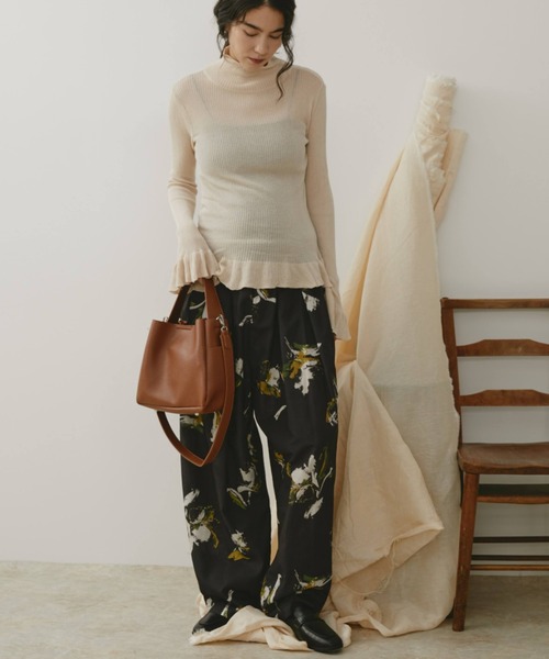 Libra Cue（リブラ キュー）の「2wayスクエアバッグ(ポーチ付き)（ショルダーバッグ・レディース・アイボリー/ブラック/ブラウン・FREE）」の21枚目の写真