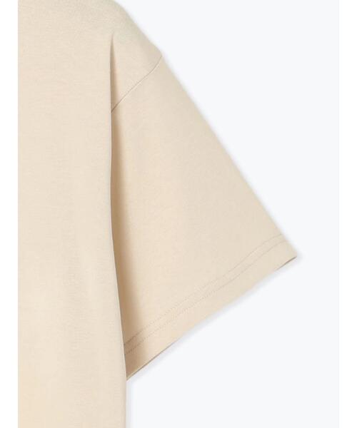 Te chichi TERRASSE（テチチテラス）の「【接触冷感】箔BIGロゴTシャツ（Tシャツ/カットソー・レディース・ベージュ/オフホワイト/チャコールグレー・F）」の14枚目の写真