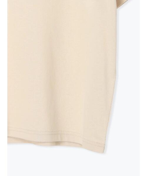 Te chichi TERRASSE（テチチテラス）の「【接触冷感】箔BIGロゴTシャツ（Tシャツ/カットソー・レディース・ベージュ/オフホワイト/チャコールグレー・F）」の15枚目の写真