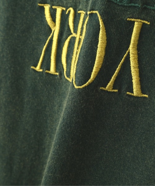 AVIREX(アヴィレックス)の「FADED NEW YORK T-SHIRT/フェイドニューヨークTシャツ(Tシャツ/カットソー・レディース・オフホワイト/チャコールグレー/グリーン・F)」の16枚目の写真