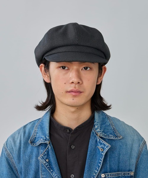 OVERRIDE（オーバーライド）の「OVERRIDE  WOOL LIKE CASQUETTE / オーバーライド（キャスケット・メンズ・ブラック/ネイビー/ブラウン・58cm/60cm）」の5枚目の写真