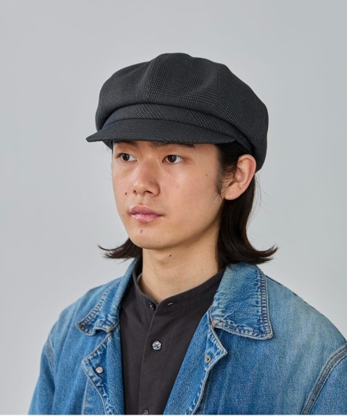OVERRIDE（オーバーライド）の「OVERRIDE  WOOL LIKE CASQUETTE / オーバーライド（キャスケット・メンズ・ブラック/ネイビー/ブラウン・58cm/60cm）」の4枚目の写真