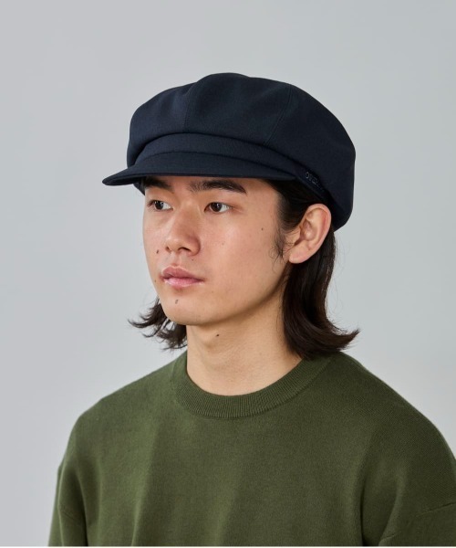 OVERRIDE（オーバーライド）の「OVERRIDE  WOOL LIKE CASQUETTE / オーバーライド（キャスケット・メンズ・ブラック/ネイビー/ブラウン・58cm/60cm）」の13枚目の写真
