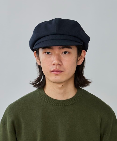 OVERRIDE（オーバーライド）の「OVERRIDE  WOOL LIKE CASQUETTE / オーバーライド（キャスケット・メンズ・ブラック/ネイビー/ブラウン・58cm/60cm）」の14枚目の写真
