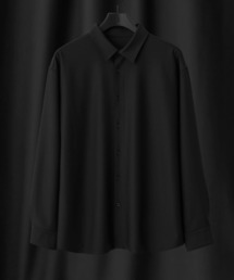 ウォッシャブルストレッチミニマルシャツ