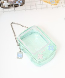 FUNALIVE（ファンアライブ）の「Osel 携帯ゲーム機型ぬいぐるみ クリアポーチ（ポーチ）」