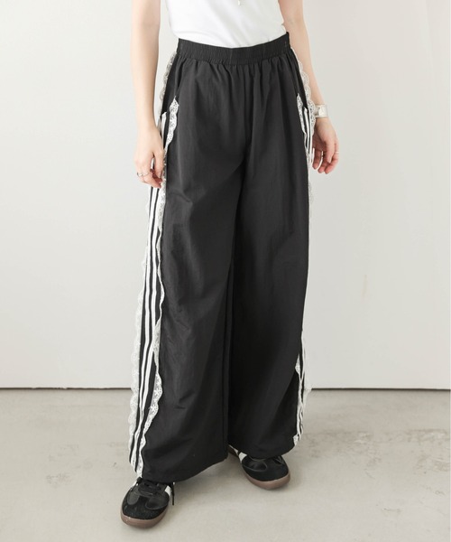 [完売品]サイドレーストラックパンツ side lace track pants / サイド レース トラックパンツ バレエコア