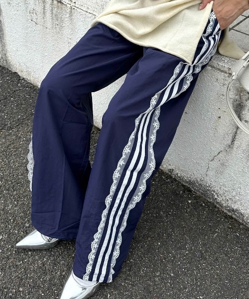 セール】サイドレースライントラックパンツ（その他パンツ）｜AMELY