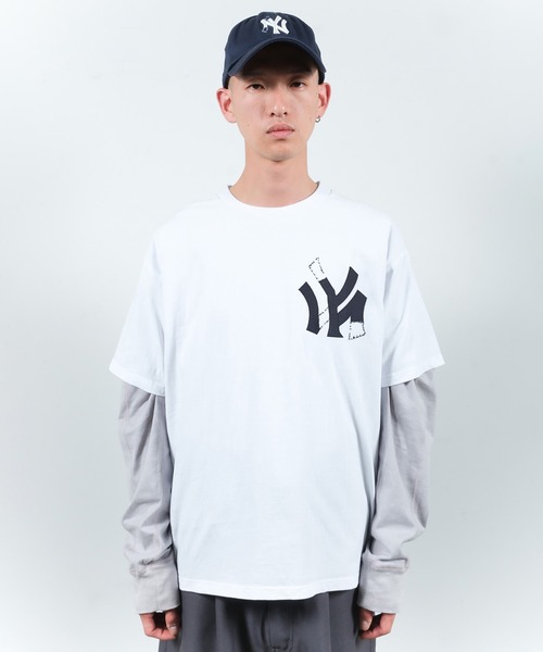 JIEDA（ジエダ）の「NY TEE（Tシャツ/カットソー・メンズ・ブラック/ホワイト/ネイビー・1/2）」の2枚目の写真