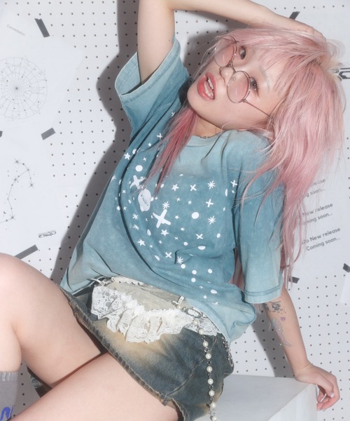 a2o（エーツーオー）の「【a2o】スターリンクTシャツ（Tシャツ/カットソー・メンズ・ブラック/ブルーグレー・M/XL）」の18枚目の写真