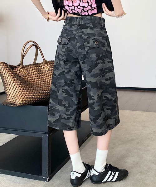 gossip!ロサンゼルス(ゴシップロサンゼルス)の「Y2K 迷彩柄デニムパンツ(デニムパンツ・レディース・カモフラージュ・M/S/L)」の3枚目の写真