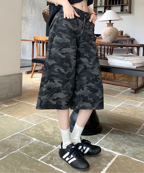 gossip!ロサンゼルス(ゴシップロサンゼルス)の「Y2K 迷彩柄デニムパンツ(デニムパンツ・レディース・カモフラージュ・M/S/L)」の12枚目の写真