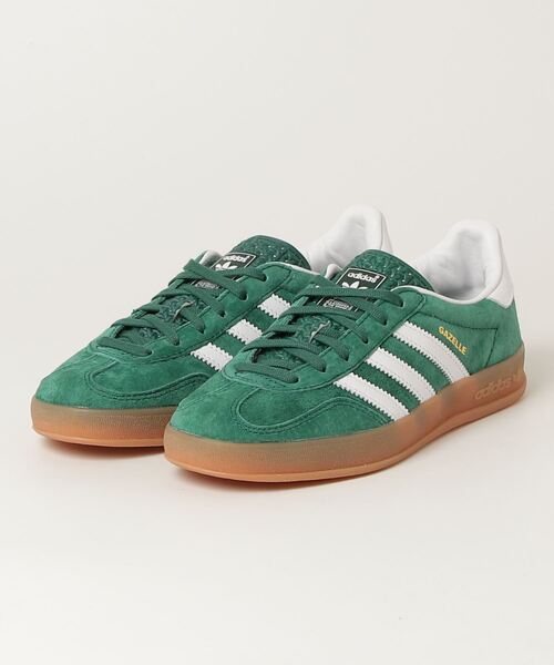 adidas Originals(アディダスオリジナルス)の「GAZELLE INDOOR(スニーカー・メンズ・グリーン・25.0cm/23.5cm/23.0cm/29.0cm/28.5cm/28.0cm/25.5cm)」の1枚目の写真