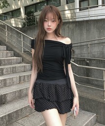 オフショルダー」に該当するトップス（ブラック/黒色系