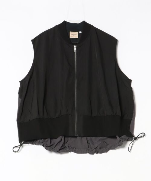 チチカカ（チチカカ）の「ヴィンテージローンMA-1ベスト（ベスト・レディース・ホワイト/カーキ/ブラック・FREE）」の13枚目の写真