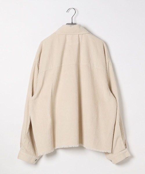 BAYFLOW（ベイフロー）の「フェードコーデュロイジャケット（ブルゾン・レディース・オフホワイト/ネイビー/ピンク・FREE）」の15枚目の写真